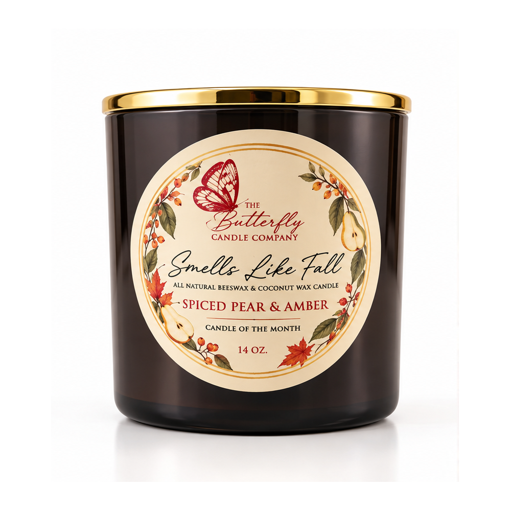 Spiced Pear & Amber | October Candle of the Month