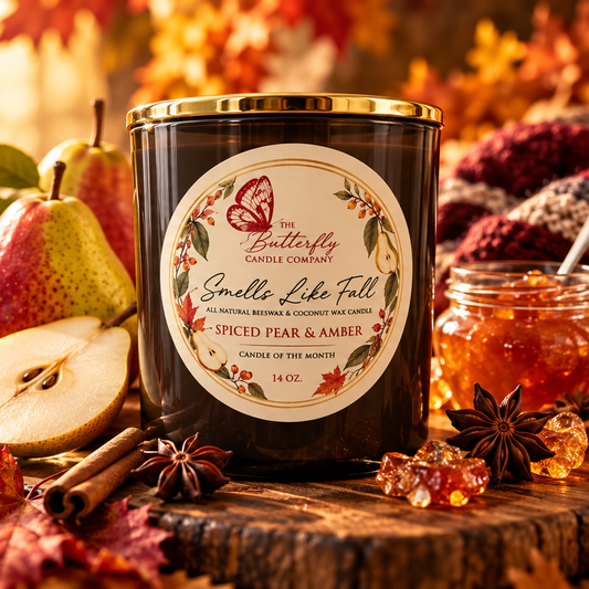 Spiced Pear & Amber | October Candle of the Month